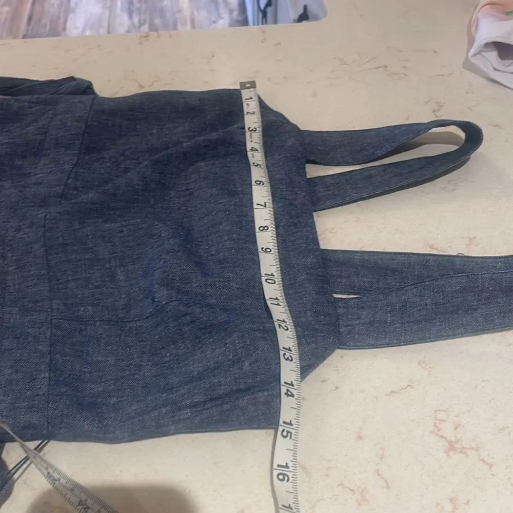 Banana Republic linen blend chambray jumpsuit SZ 0